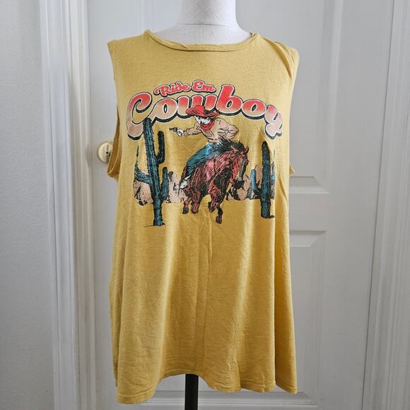 Western Zutter Yellow Tank Large - Picture 1 of 8